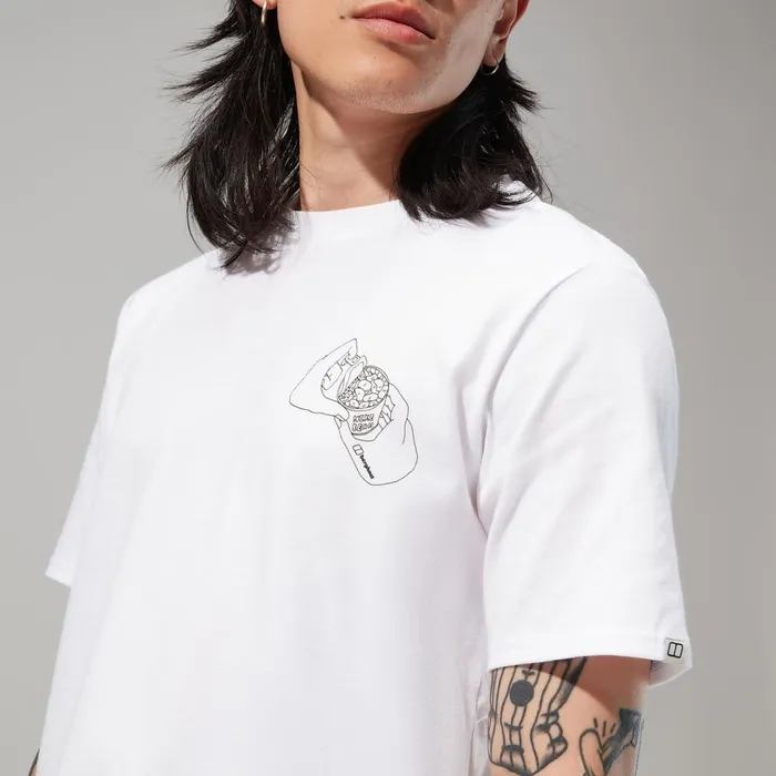 TShirts Men Berghaus Mens Hike Beans Short Sleeve Tee 8211 White