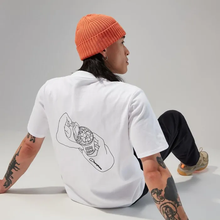 TShirts Men Berghaus Mens Hike Beans Short Sleeve Tee 8211 White