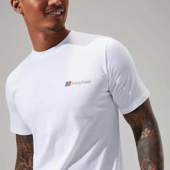 TShirts Men Berghaus Organic Classic Logo Tee White TShirts Men Berghaus Organic Classic Logo Tee White