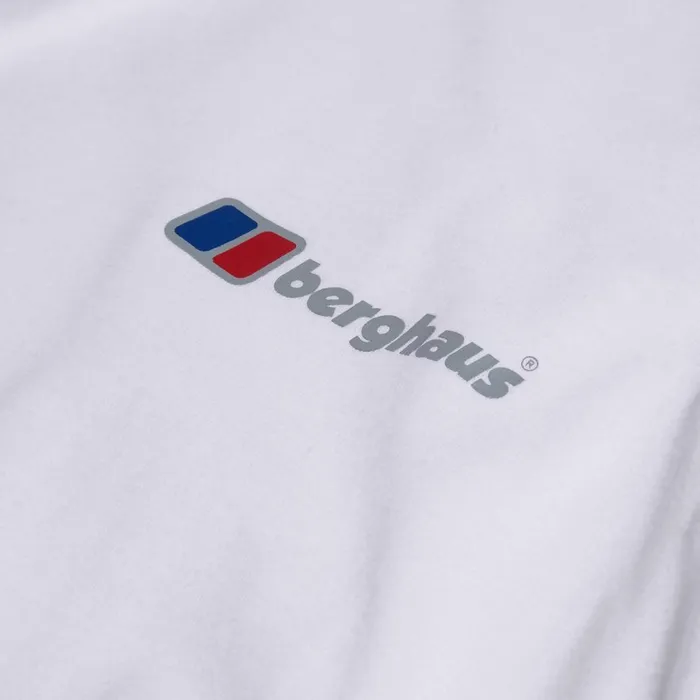 TShirts Men Berghaus Organic Classic Logo Tee White TShirts Men Berghaus Organic Classic Logo Tee White