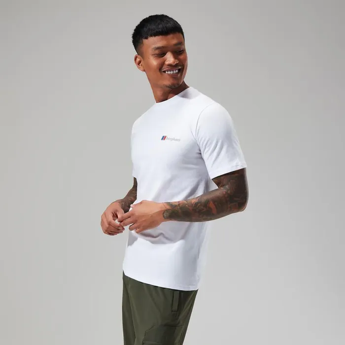TShirts Men Berghaus Organic Classic Logo Tee White TShirts Men Berghaus Organic Classic Logo Tee White