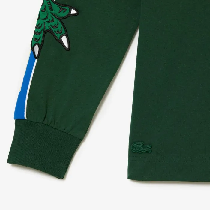 TShirts Men Lacoste Men039s Branded Band TShirt Pine Green 132