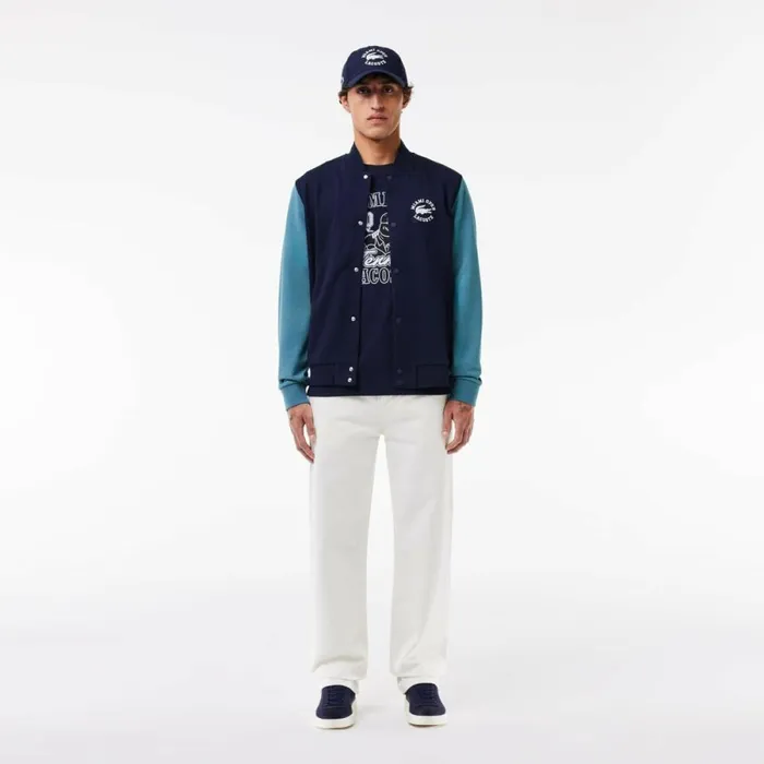 TShirts Men Lacoste Men039s Miami Open Edition UltraDry Tennis TShirt Navy Blue 166