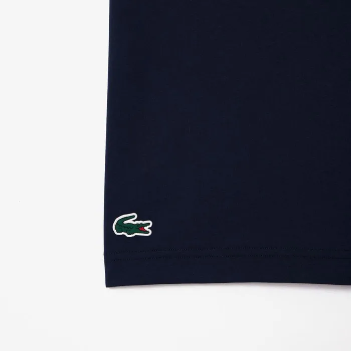TShirts Men Lacoste Men039s Miami Open Edition UltraDry Tennis TShirt Navy Blue 166