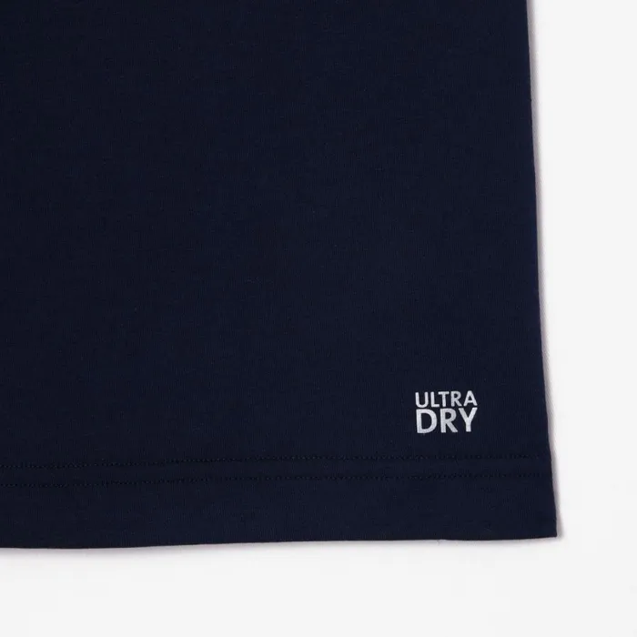 TShirts Men Lacoste Men039s Miami Open Edition UltraDry Tennis TShirt Navy Blue 166