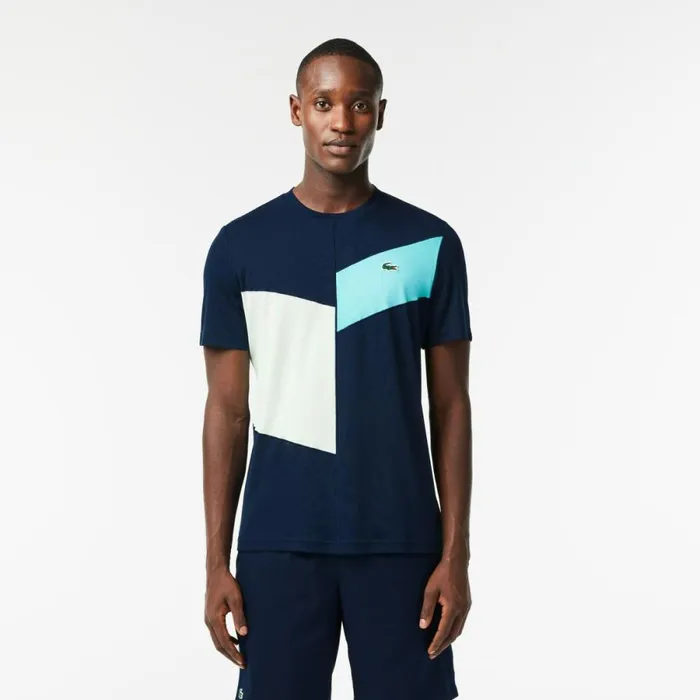 TShirts Men Lacoste Men039s Regular Fit Seamless Tennis TShirt Navy Blue Blue Green White Rih TShirts Men Lacoste Men039s Regular Fit Seamless Tennis TShirt Navy Blue Blue Green White Rih