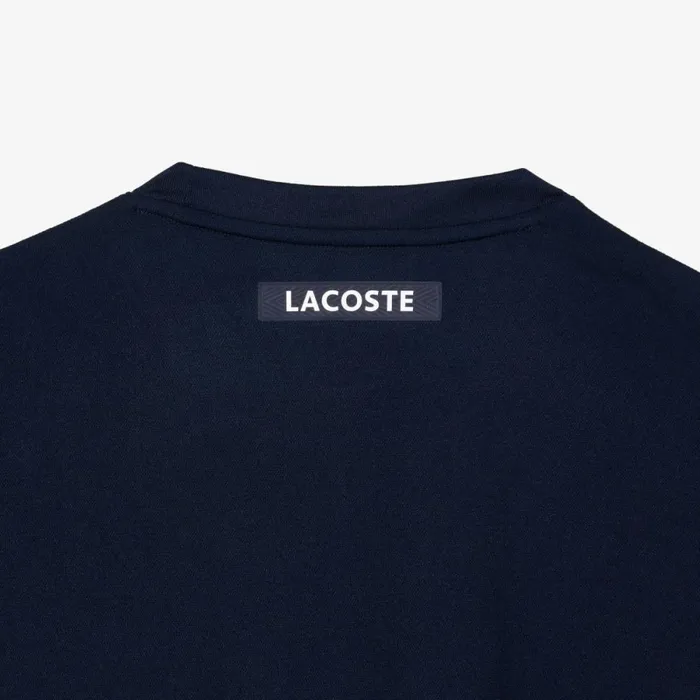 TShirts Men Lacoste Men039s Regular Fit Seamless Tennis TShirt Navy Blue Blue Green White Rih