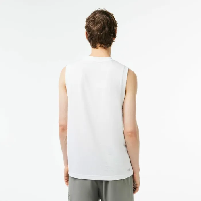 TShirts Men Lacoste Men039s Sport Tank Top White 001