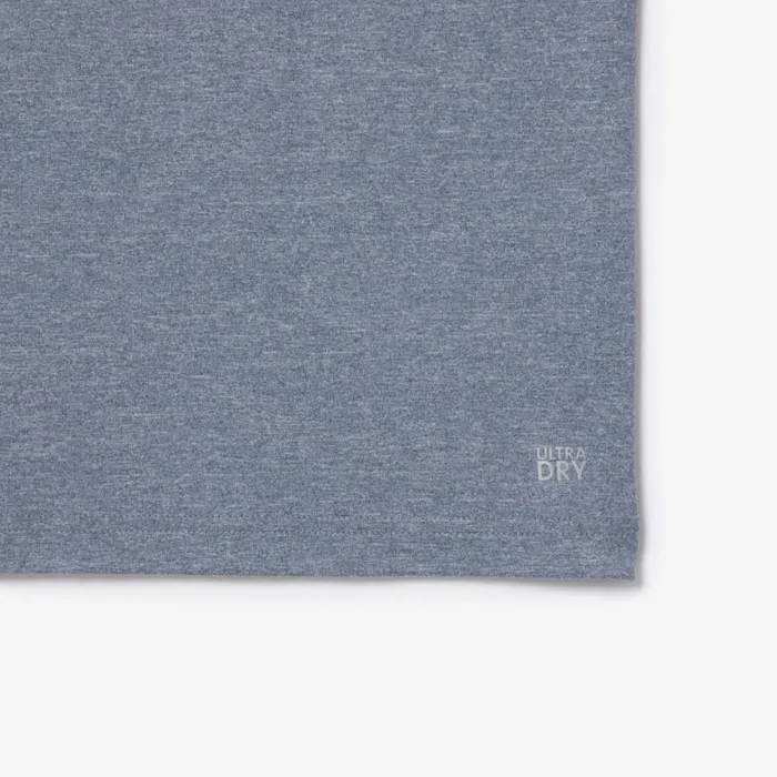 TShirts Men Lacoste Men039s UltraDry Stretch Sport TShirt Blue Chine Iuh