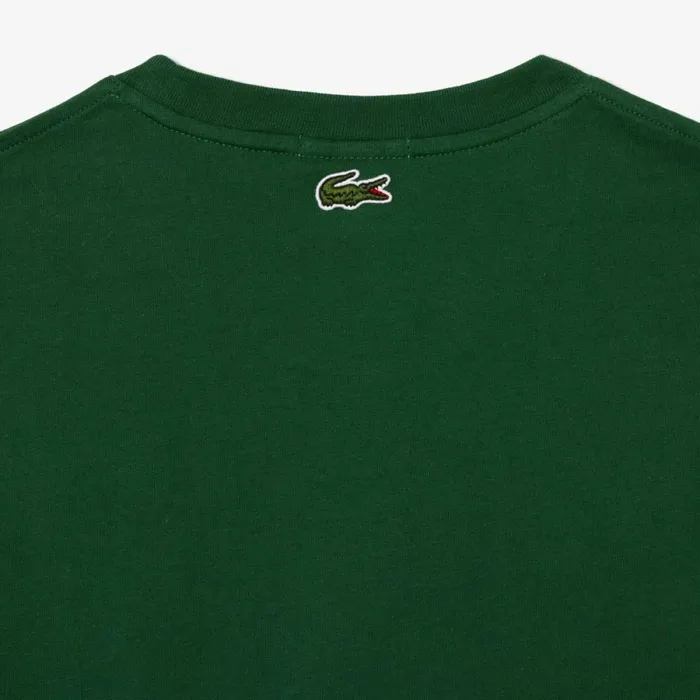TShirts MenWomen Lacoste Unisex Regular Fit Heavy Cotton Jersey TShirt Pine Green 132