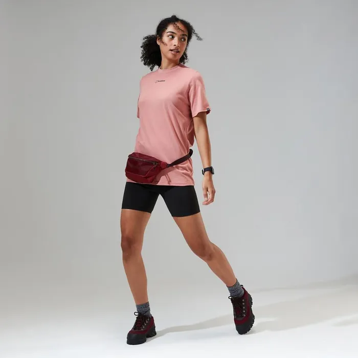 TShirts Women Berghaus Boyfriend Buttermere Short Sleeve Tee Pink