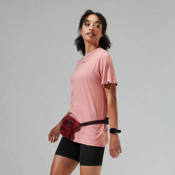 TShirts Women Berghaus Boyfriend Buttermere Short Sleeve Tee Pink
