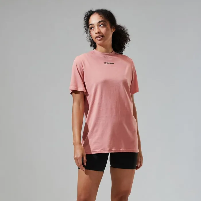 TShirts Women Berghaus Boyfriend Buttermere Short Sleeve Tee Pink