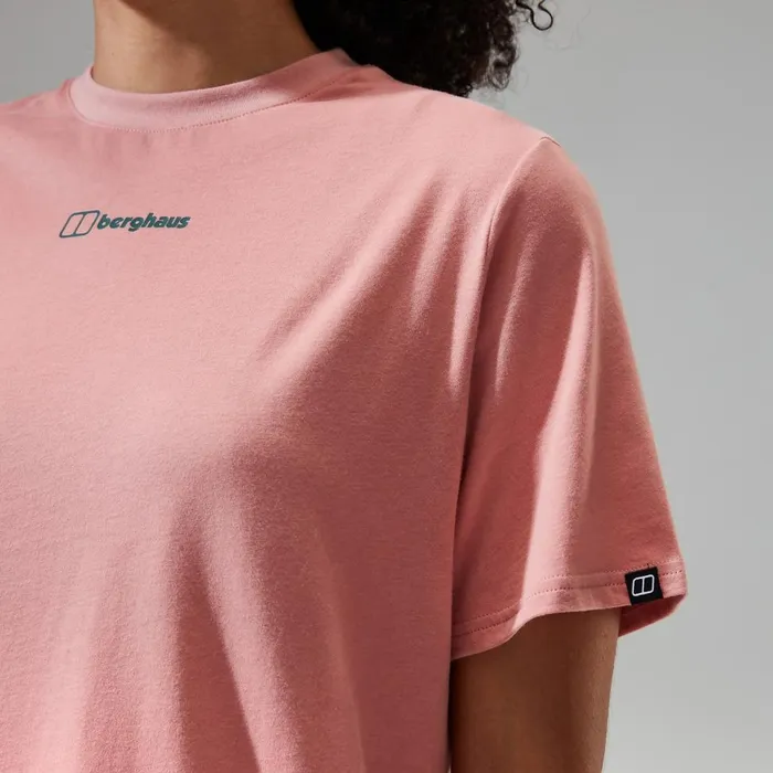 TShirts Women Berghaus Boyfriend Buttermere Short Sleeve Tee Pink