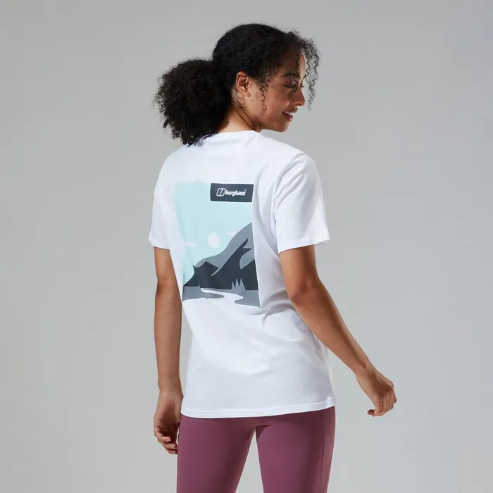TShirts Women Berghaus Boyfriend Buttermere Short Sleeve Tee White TShirts Women Berghaus Boyfriend Buttermere Short Sleeve Tee White