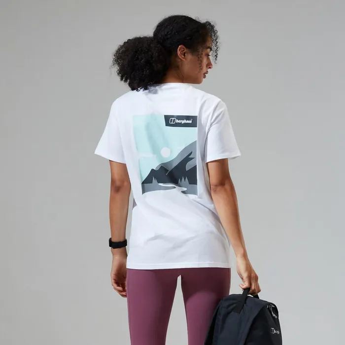 TShirts Women Berghaus Boyfriend Buttermere Short Sleeve Tee White TShirts Women Berghaus Boyfriend Buttermere Short Sleeve Tee White