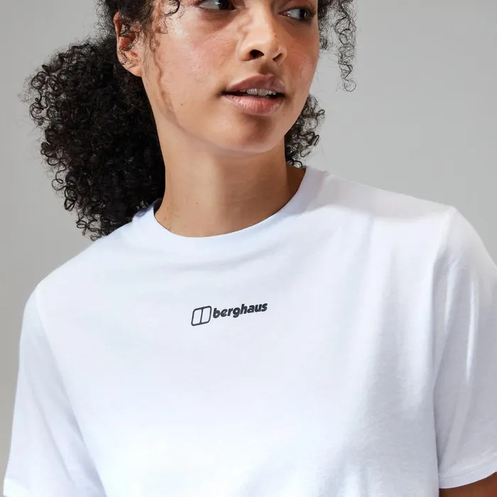 TShirts Women Berghaus Boyfriend Buttermere Short Sleeve Tee White TShirts Women Berghaus Boyfriend Buttermere Short Sleeve Tee White