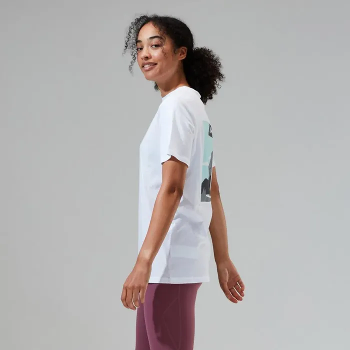 TShirts Women Berghaus Boyfriend Buttermere Short Sleeve Tee White TShirts Women Berghaus Boyfriend Buttermere Short Sleeve Tee White