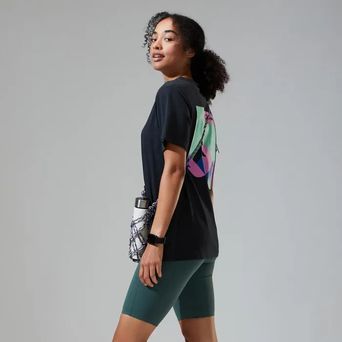 TShirts Women Berghaus Boyfriend Dolomites MTN Short Sleeve Tee Black TShirts Women Berghaus Boyfriend Dolomites MTN Short Sleeve Tee Black