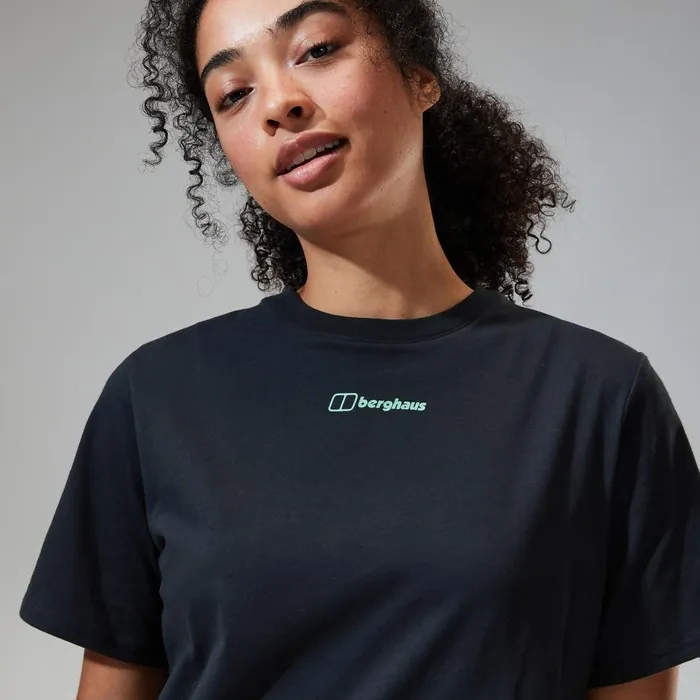 TShirts Women Berghaus Boyfriend Dolomites MTN Short Sleeve Tee Black TShirts Women Berghaus Boyfriend Dolomites MTN Short Sleeve Tee Black