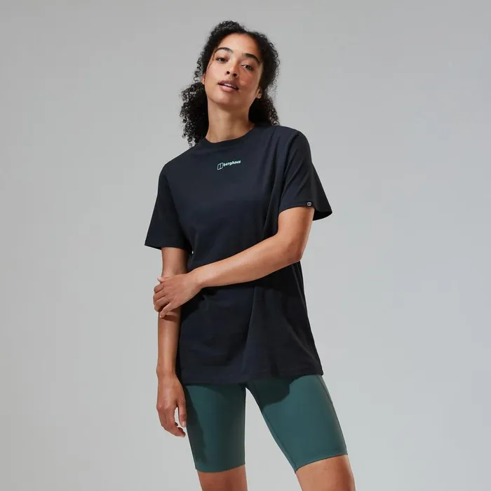 TShirts Women Berghaus Boyfriend Dolomites MTN Short Sleeve Tee Black TShirts Women Berghaus Boyfriend Dolomites MTN Short Sleeve Tee Black