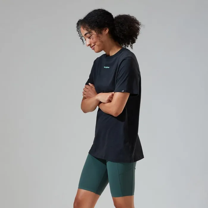 TShirts Women Berghaus Boyfriend Dolomites MTN Short Sleeve Tee Black TShirts Women Berghaus Boyfriend Dolomites MTN Short Sleeve Tee Black