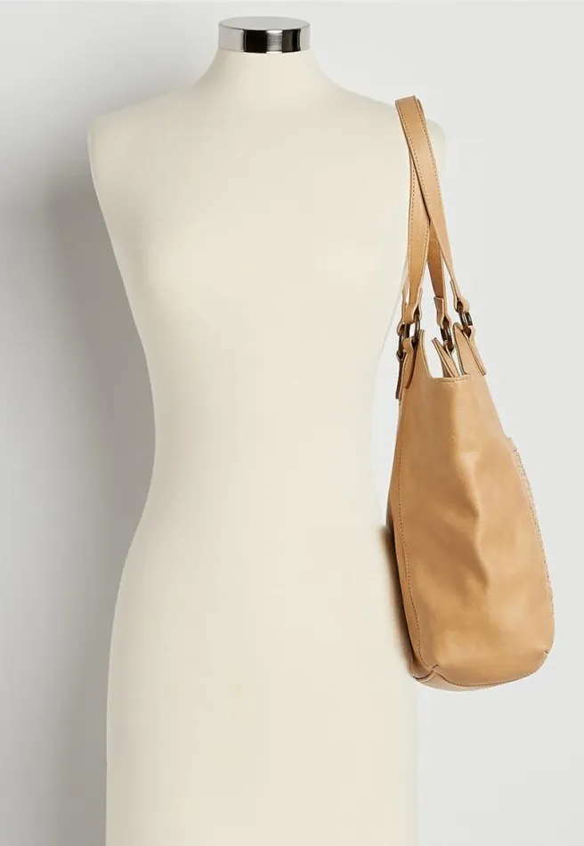 Tan Woven Tote Bag Women Maurices Bags