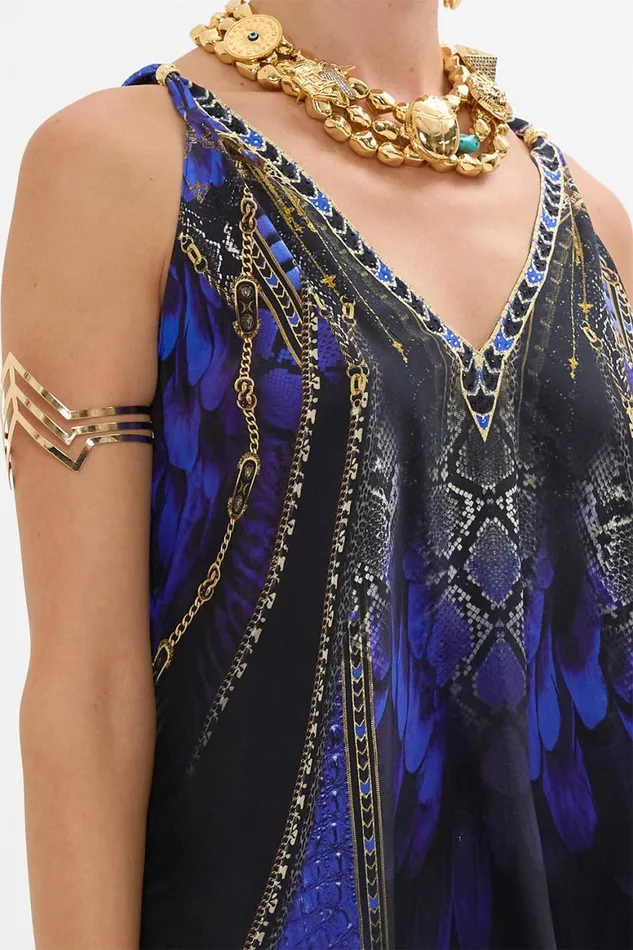 TANK TOP WITH STRAP BEAD DETAIL OTHER SIDE OF THE OASIS Other Side Of The Oasis Womens Camilla Tees