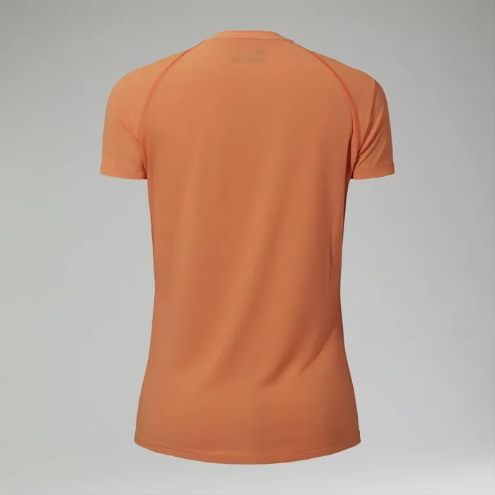Technical Baselayers Women Berghaus 247 Crew Short Sleeve Tech Tee Orange