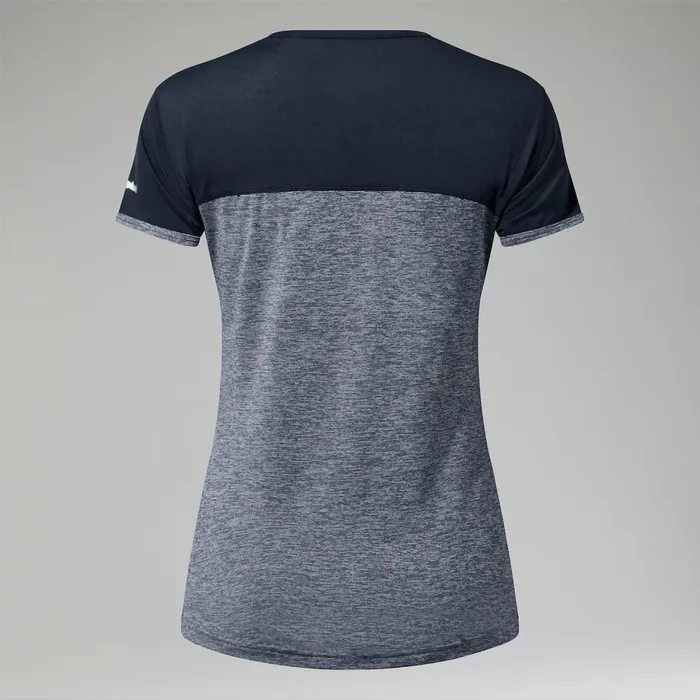 Technical Baselayers Women Berghaus Voyager Tech Tee Short Sleeve Crew 8211 Dark Grey Black