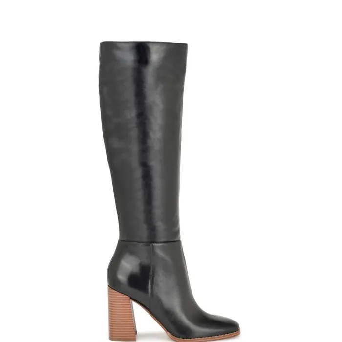 Temas Dress Boots Black Women Nine West Boots and Booties