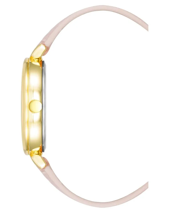 Textured Strap Watch Pink Women Nine West Straps