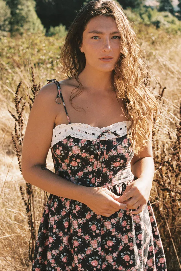 The Emma Dress Night Rose Lattice Dresses Christy Dawn Women