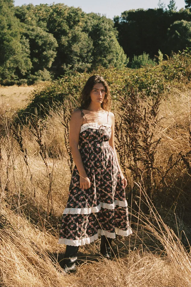 The Emma Dress Night Rose Lattice Dresses Christy Dawn Women The Emma Dress Night Rose Lattice Dresses Christy Dawn Women