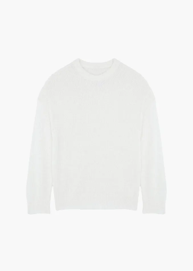 The Frankie Shop Ahine Sweater 8211 White Shop Knitwear