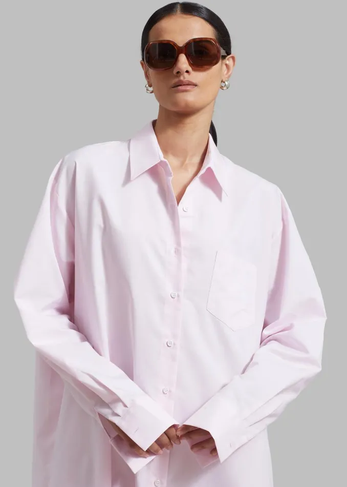 The Frankie Shop Avery Shirt Dress 8211 Petal Shop Dresses