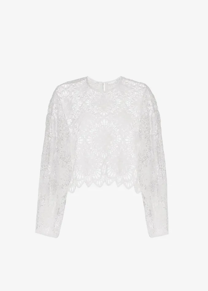 The Frankie Shop Beaufille Kubrick Blouse 8211 Ivory Shop Clothing