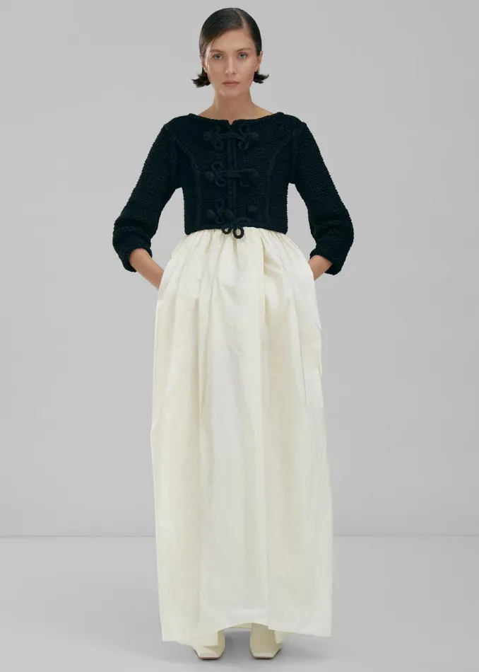 The Frankie Shop Bevza Balloon Long Skirt 8211 Ivory Shop Clothing