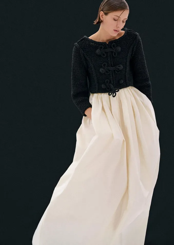 The Frankie Shop Bevza Balloon Long Skirt 8211 Ivory Shop Clothing
