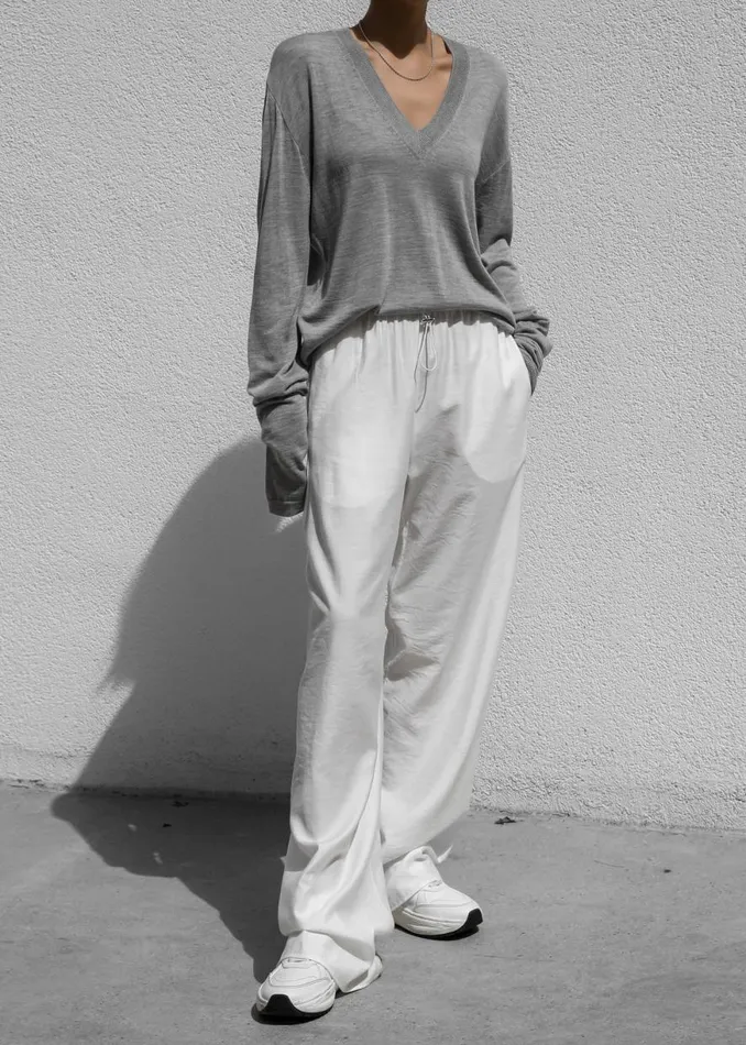 The Frankie Shop Callie Pants 8211 White Shop Bottoms