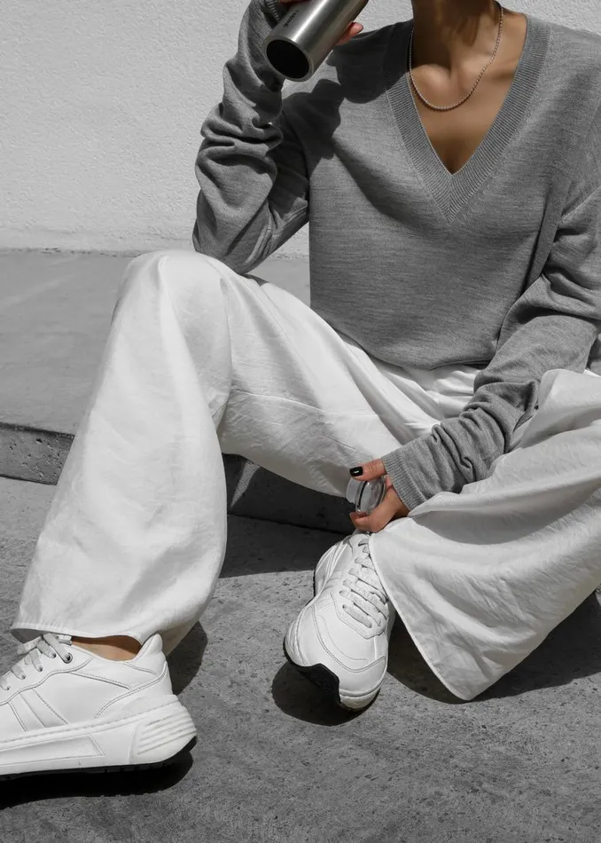 The Frankie Shop Callie Pants 8211 White Shop Bottoms