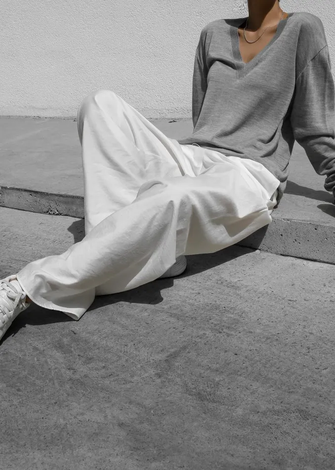 The Frankie Shop Callie Pants 8211 White Shop Bottoms