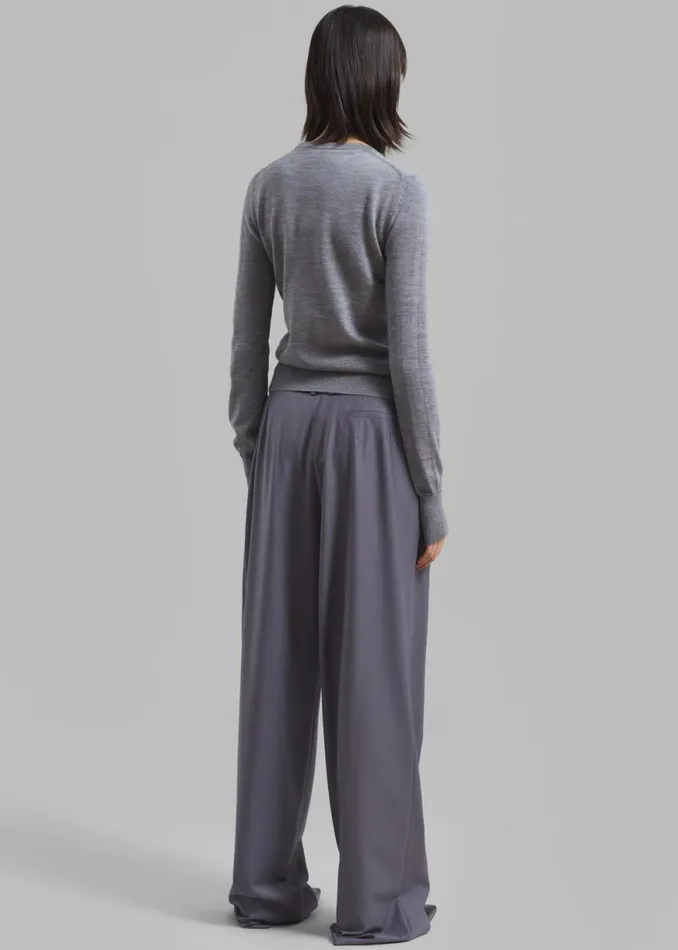 The Frankie Shop Coperni Emoji Sweater 8211 Grey Shop Knitwear