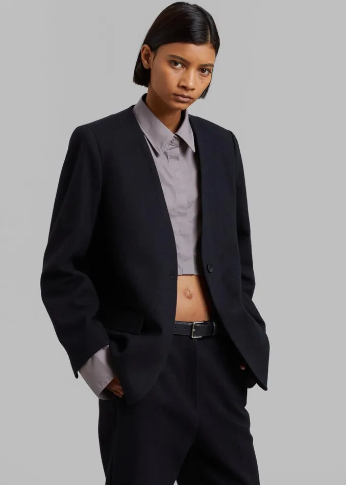 The Frankie Shop Dira Blazer 8211 Black Shop Suits