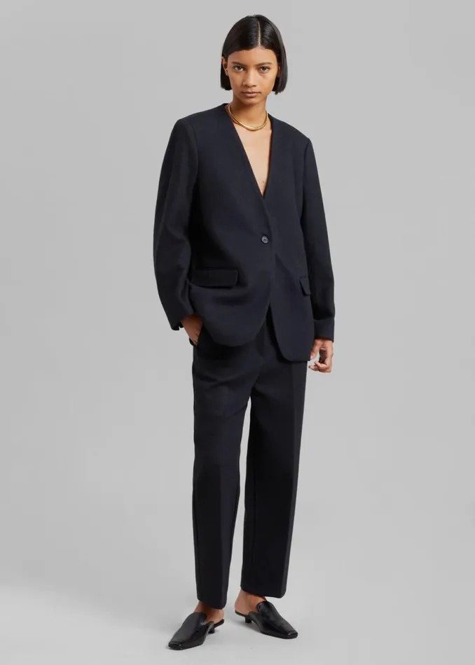 The Frankie Shop Dira Blazer 8211 Black Shop Suits