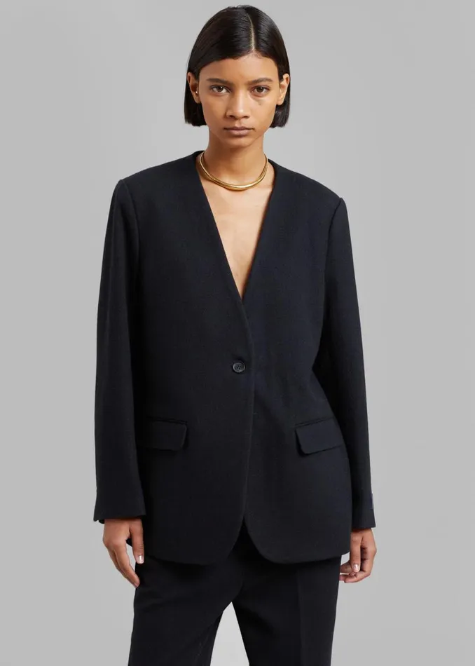 The Frankie Shop Dira Blazer 8211 Black Shop Suits