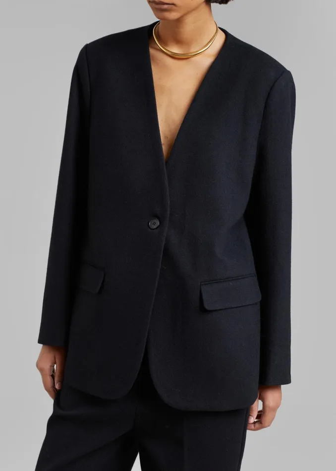 The Frankie Shop Dira Blazer 8211 Black Shop Suits