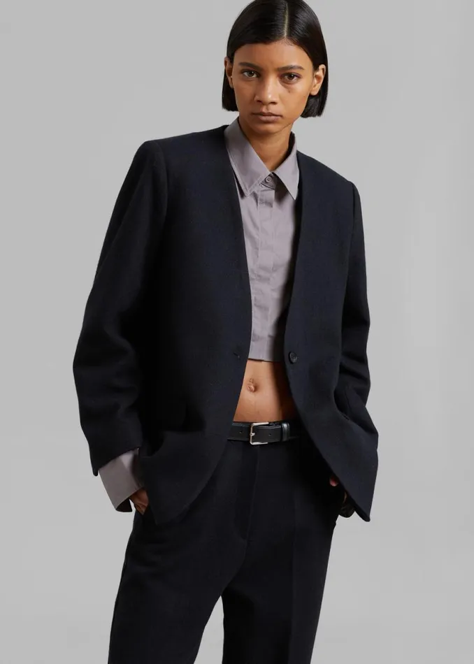 The Frankie Shop Dira Blazer 8211 Black Shop Suits