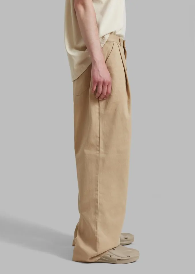 The Frankie Shop Drew Denim Pants 8211 Beige Shop Clothing