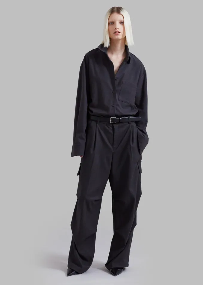 The Frankie Shop Flint Cargo Pants 8211 Grey Shop Clothing